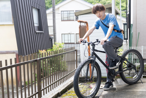 自転車があれば街中までスイスイ～